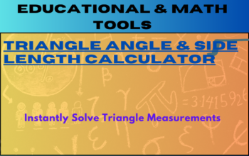 Triangle Angle and Side Length Calculator